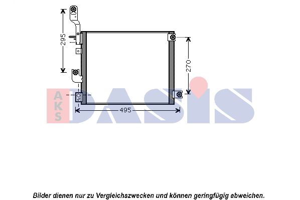 AKS DASIS Kondensaator,kliimaseade 562017N